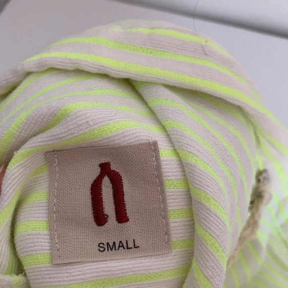 Lemlem Pants Women’s Small Neon Striped Draw String Light Pants - Picture 13 of 15